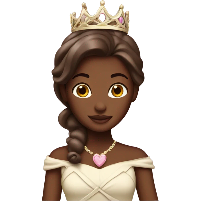 Princess chocolate  emoji