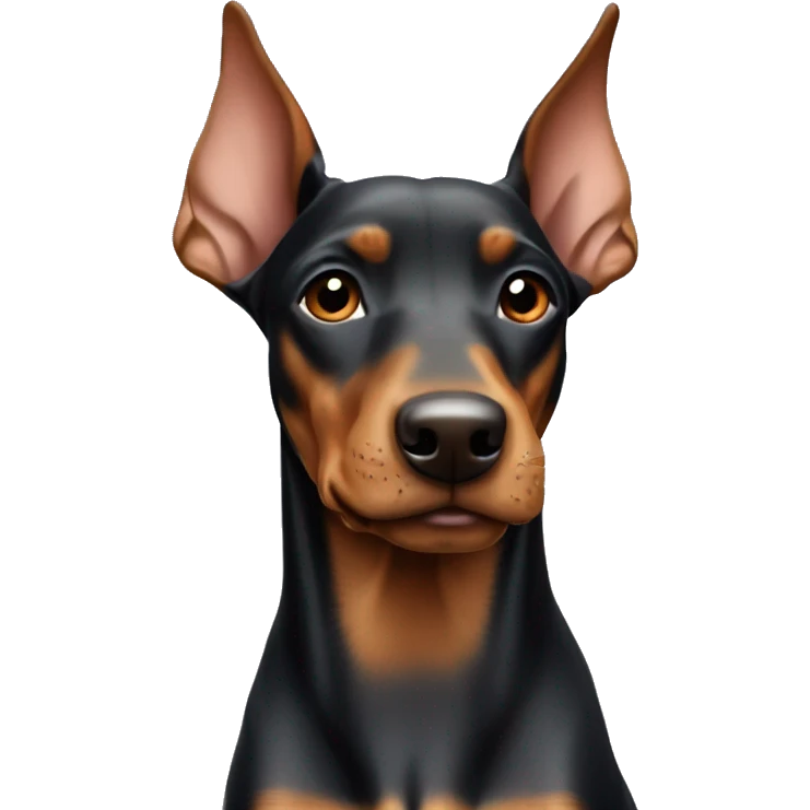 Miniature doberman  ￼ emoji