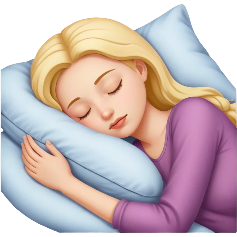 chica durmiendo emoji