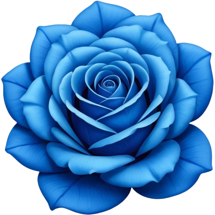 Rosa azul emoji