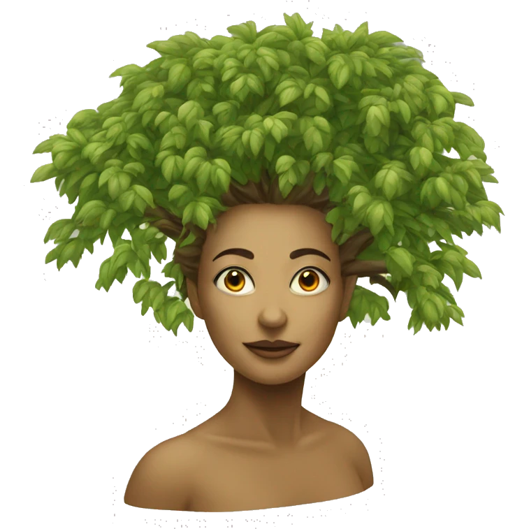 driade tree woman  emoji