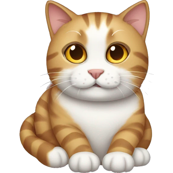 Cozy cat emoji
