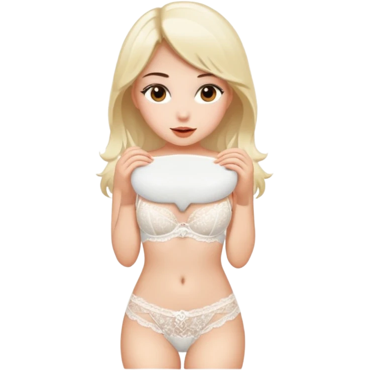 girl in lingerie  emoji