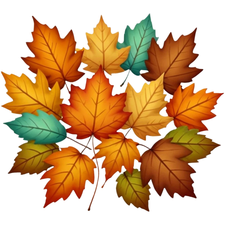 fallen leaves emoji