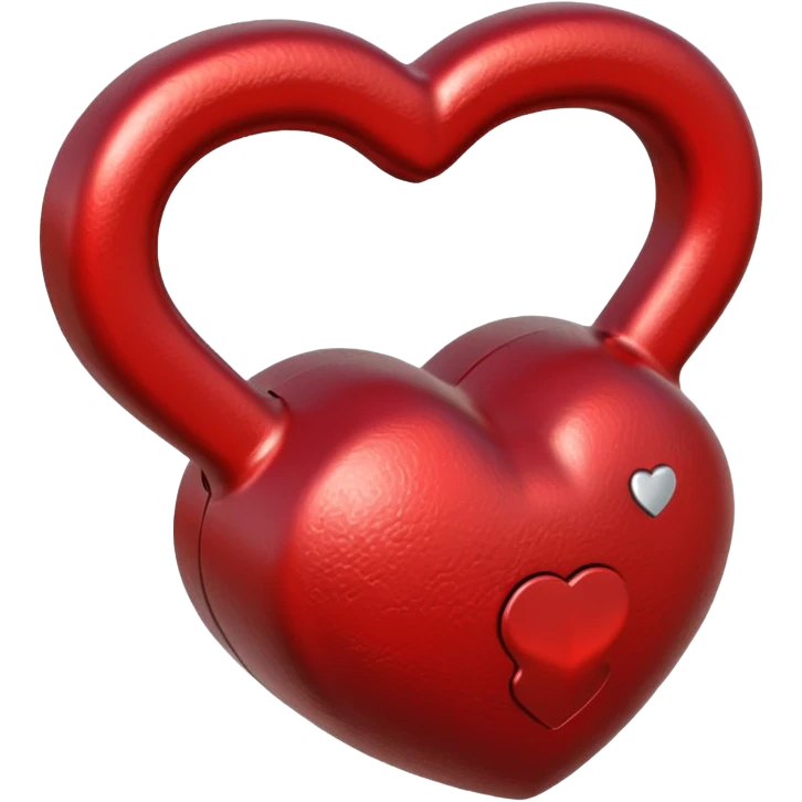 Heart kettle bell emoji