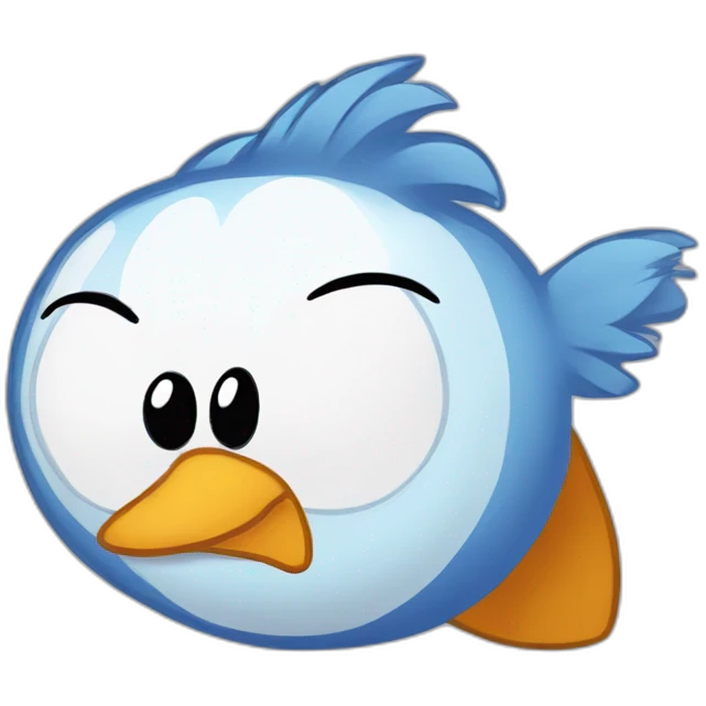 A puffle form club penguin  emoji