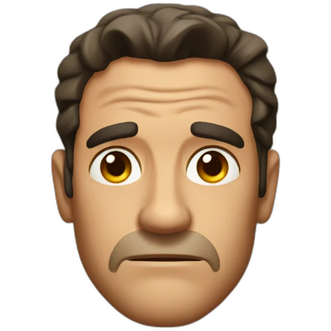 disappointed jeff probst face emoji