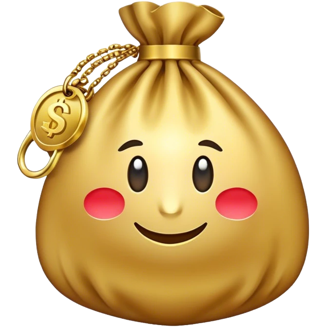 gold money bag emoji