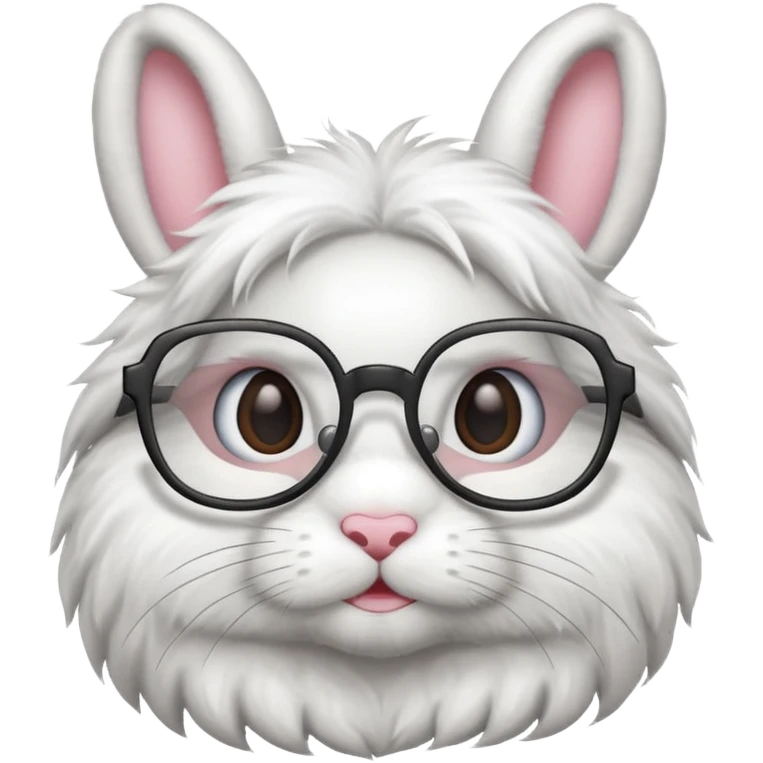 bunny with eyeglasses emoji