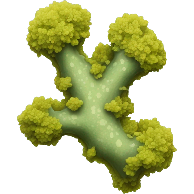 lichen in 2D emoji