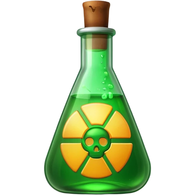 toxic bottle emoji