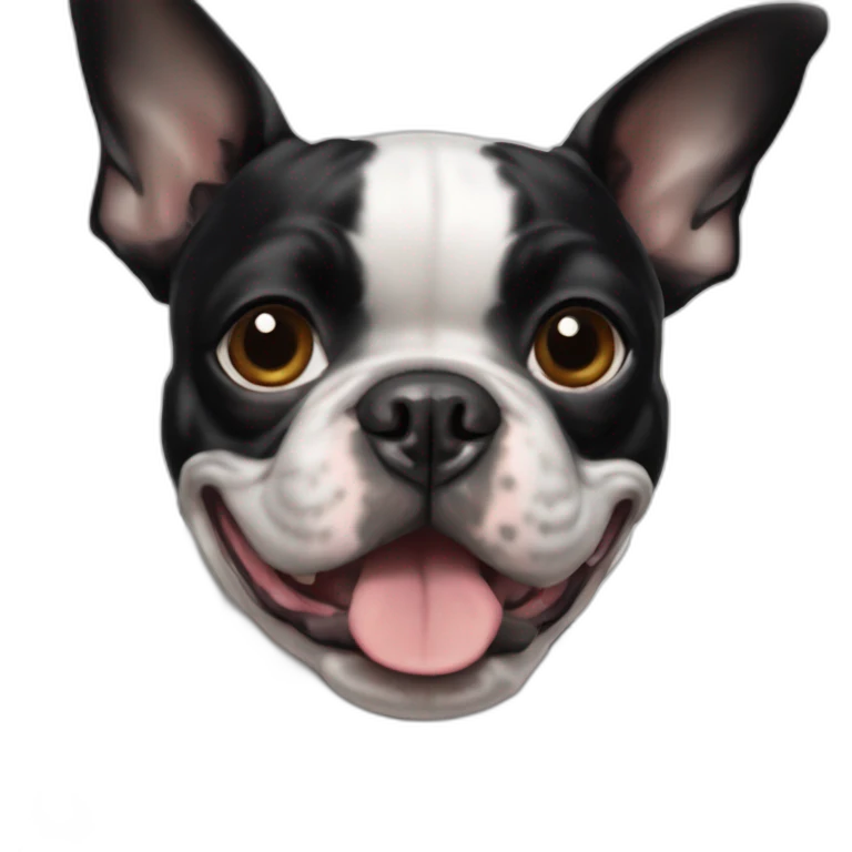 Chiens de type Boston terrier de 4 ans une femelle emoji