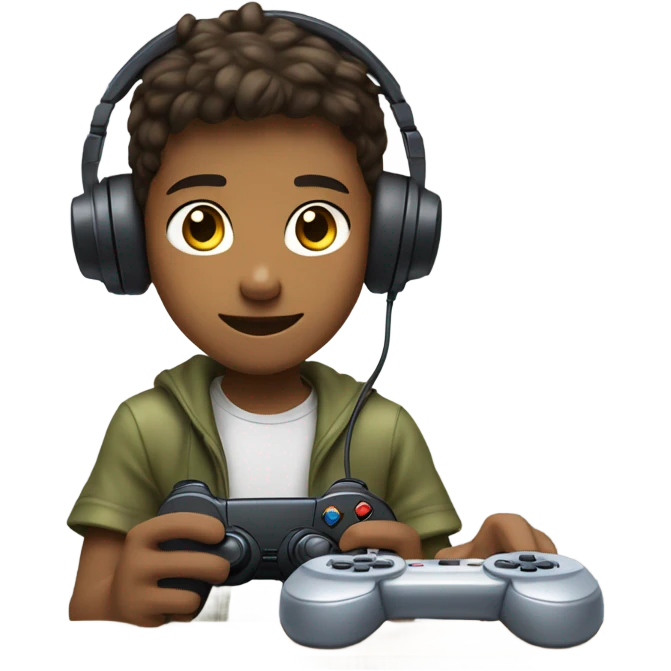 A gamer boy emoji
