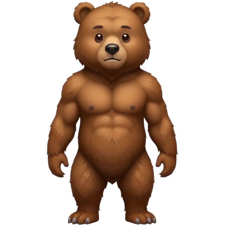 Urso mal emoji