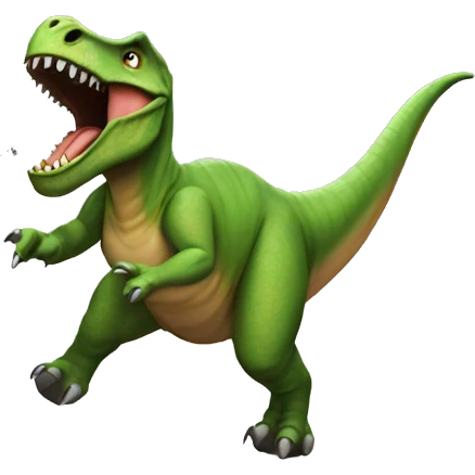 dinosaur catching people  emoji