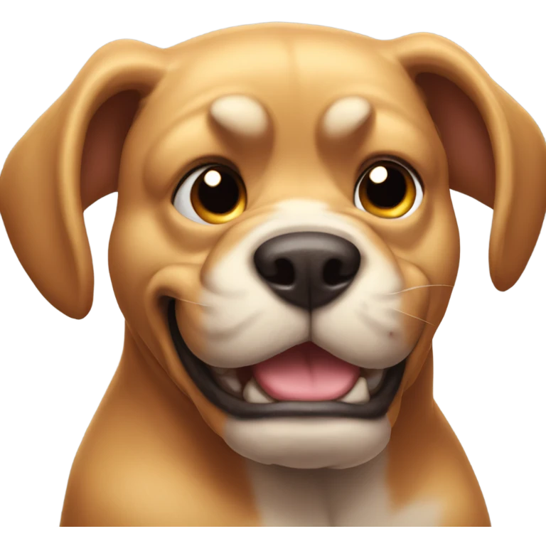 Buff dog flexing  emoji