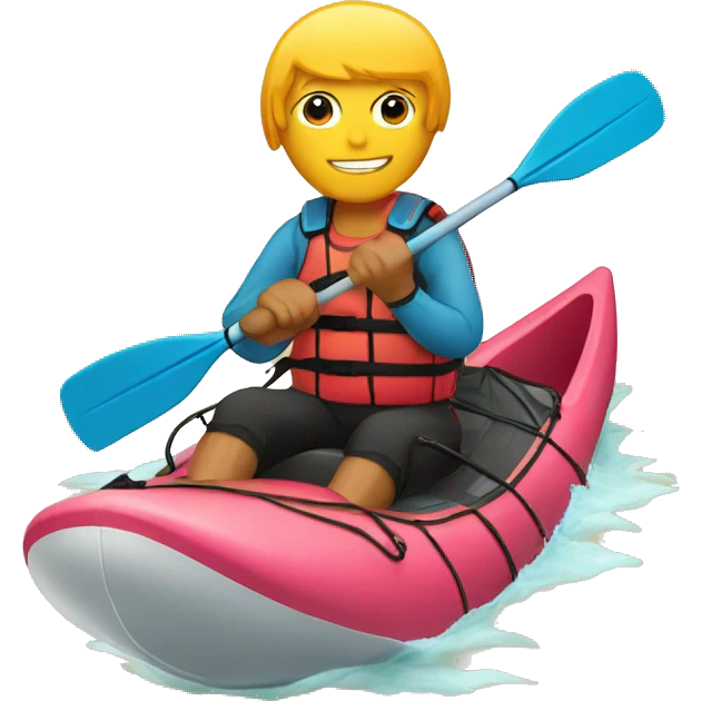 Kayaking emoji