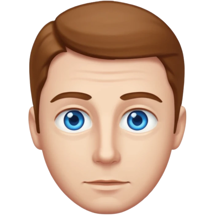 John Dall with blue eyes emoji