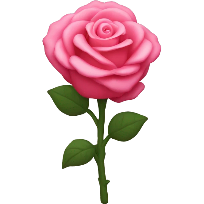 Rose toy emoji