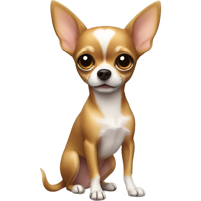 Chihuahua café oscuro  emoji