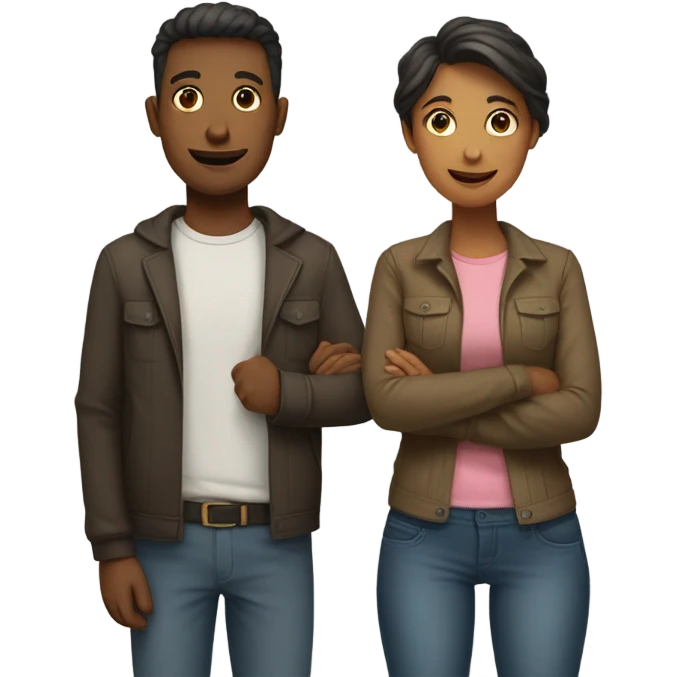 MALE AND FEMALE JOINED HANDS TOGET emoji