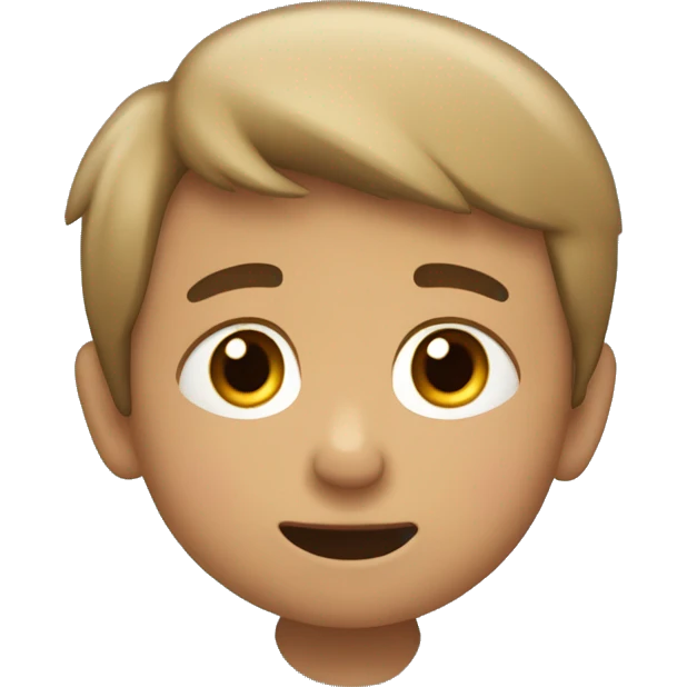 Niño moreno abrazando a osito  emoji