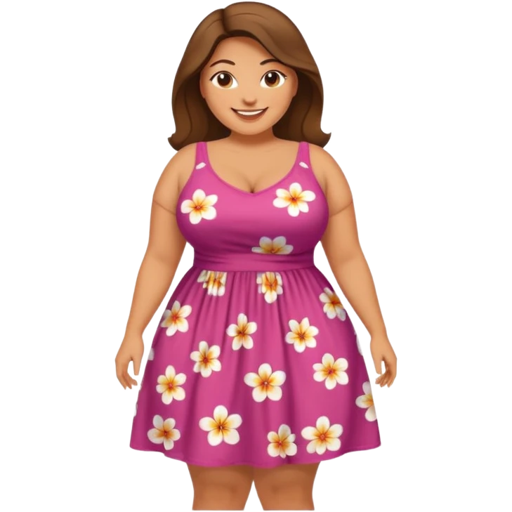 full-figured woman with a large bum emoji
