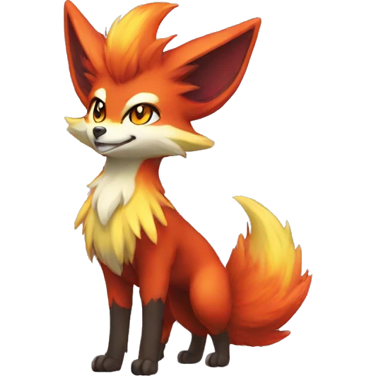  Delphox Full body emoji