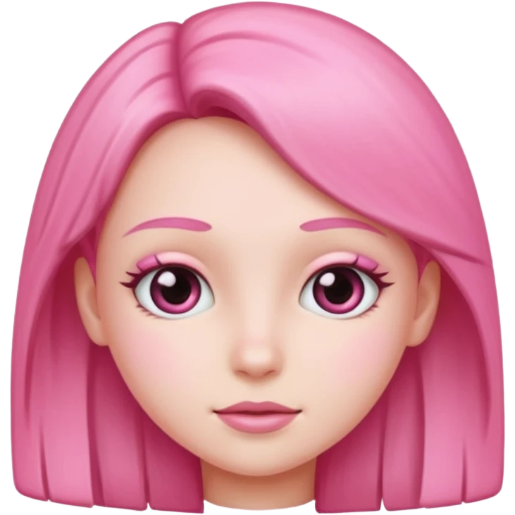full pink girl emoji