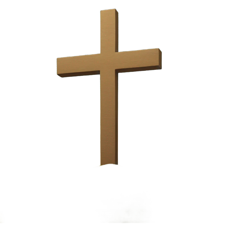 A cross on a hill emoji