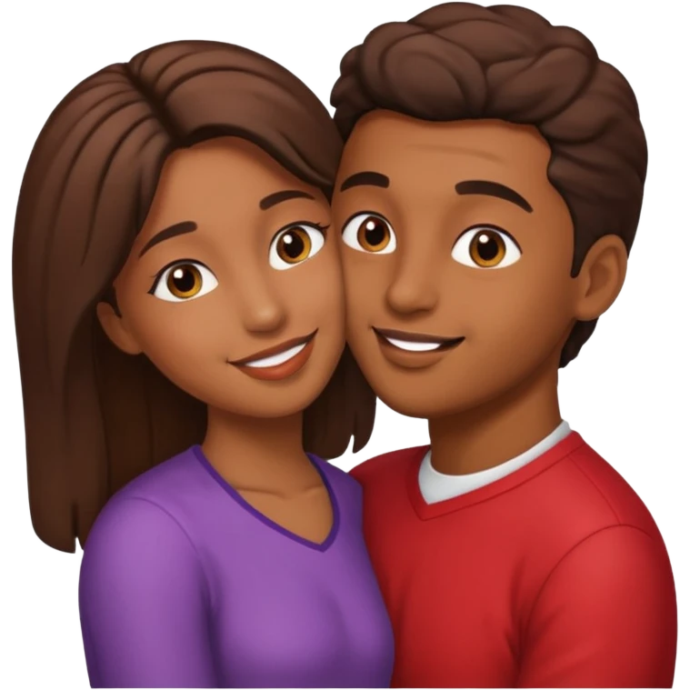 👩🏽emoji 🧑🏽 bunu öpüyor emoji