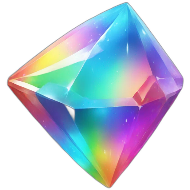 rainbow gem emoji