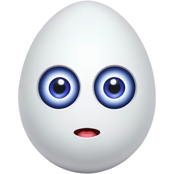 Egg with 17 eyes emoji
