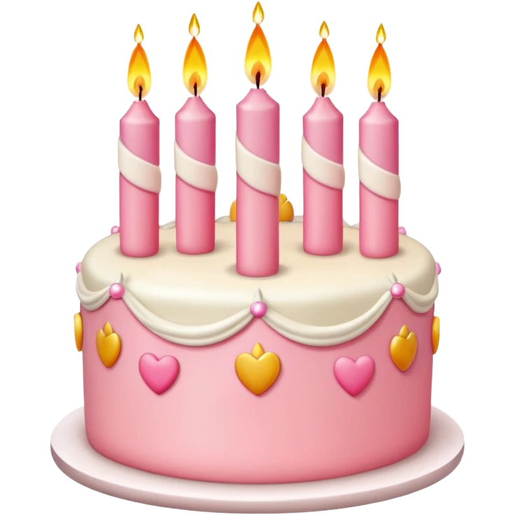 Princess peach birthday cake emoji