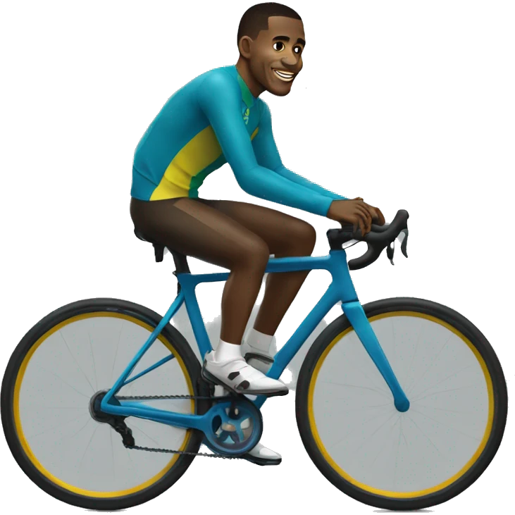 Samuel Eto'o sur un vélo  emoji