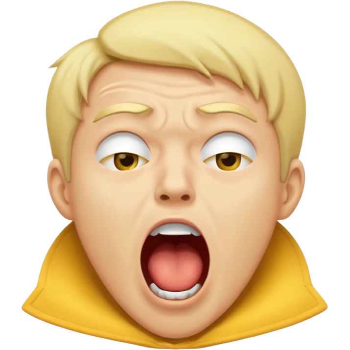 mad and yawning make it yellow tho  emoji