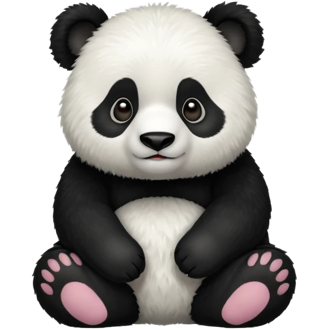 panda half body emoji