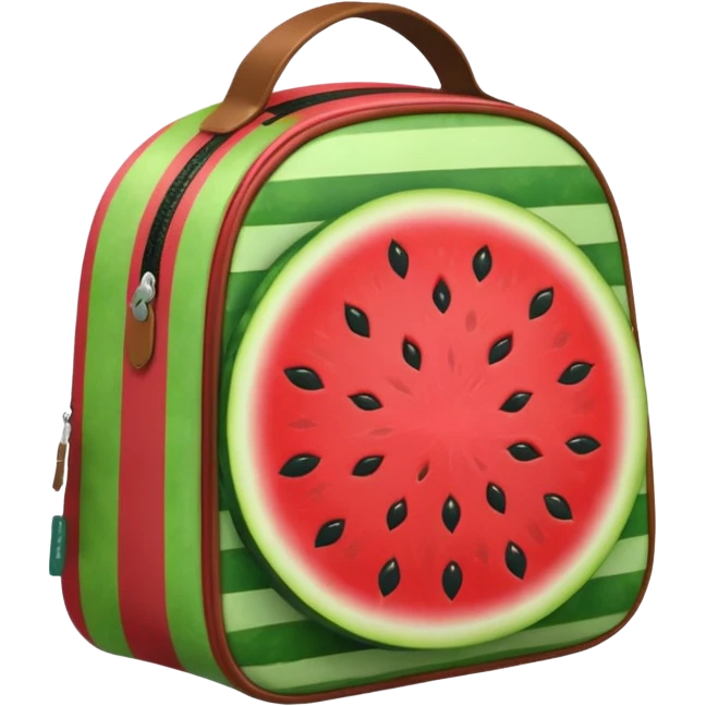 Watermelon lunch bag  emoji