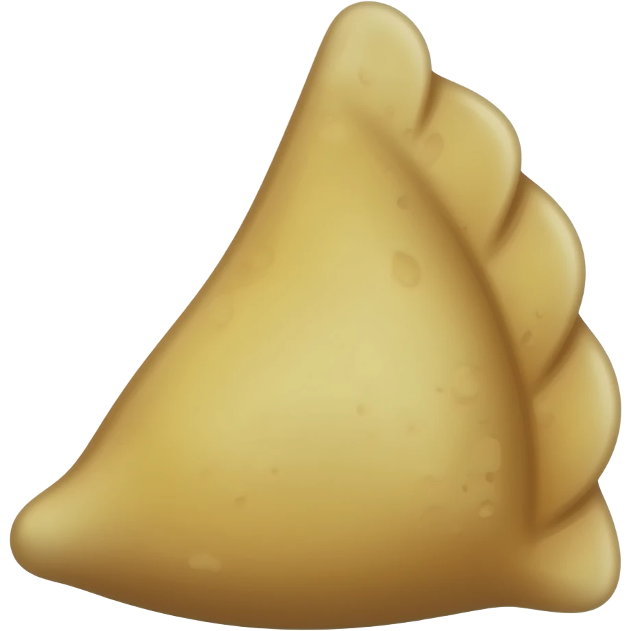 Samosa emoji in small size emoji