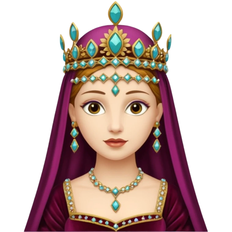 Renaissance lady emoji