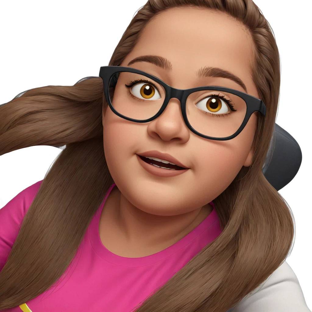 realistic portrait of girl emoji