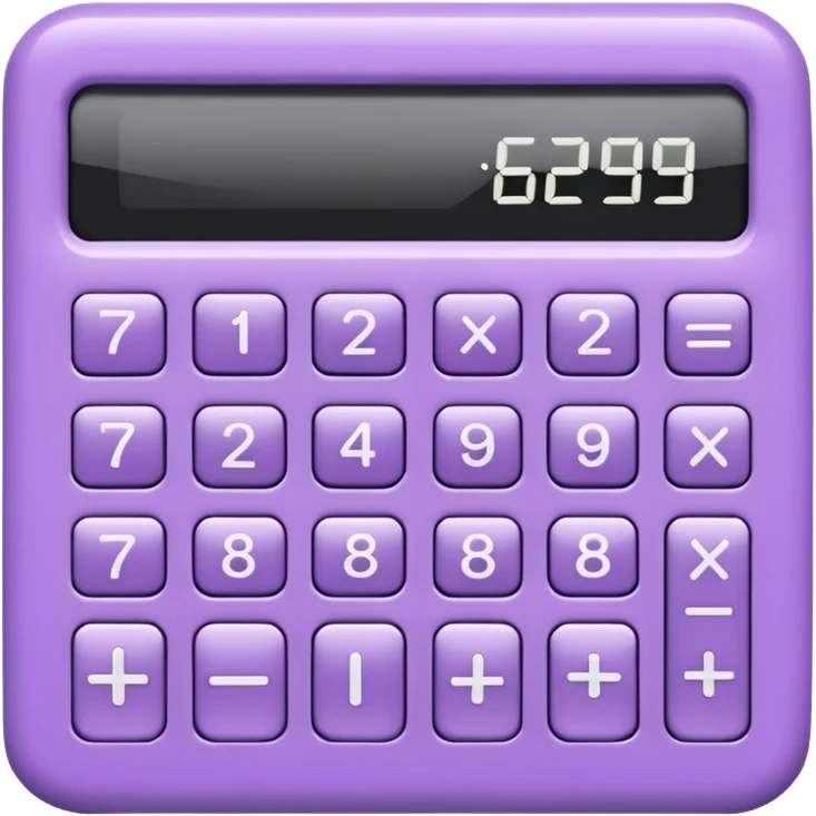 blank LILAC CALCULATOR emoji