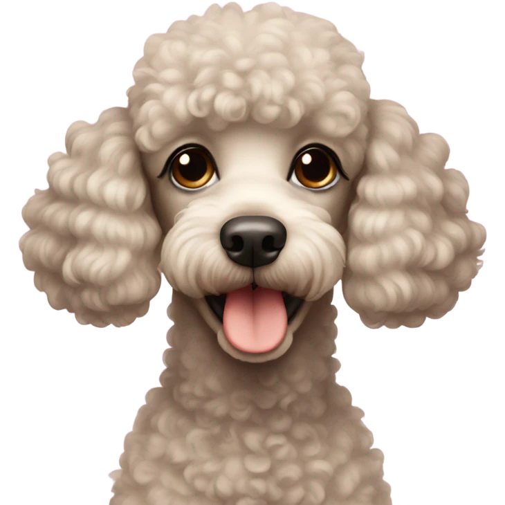 Poodle emoji