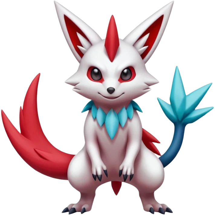 Victini-Zoroark-Zangoose-Fakémon-hybrid-creature (full body)  emoji
