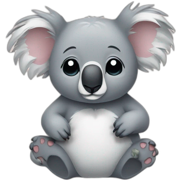 Koala going to sleep emoji