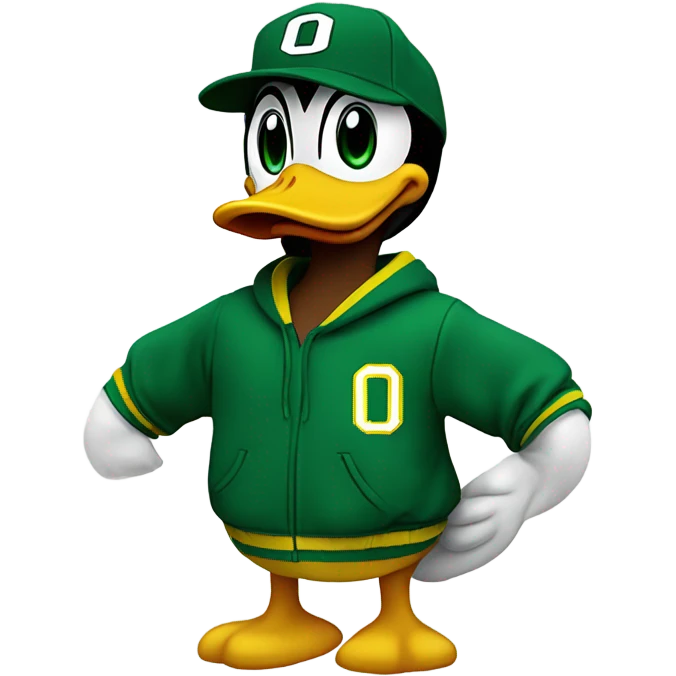 donald duck wearing UO merch emoji