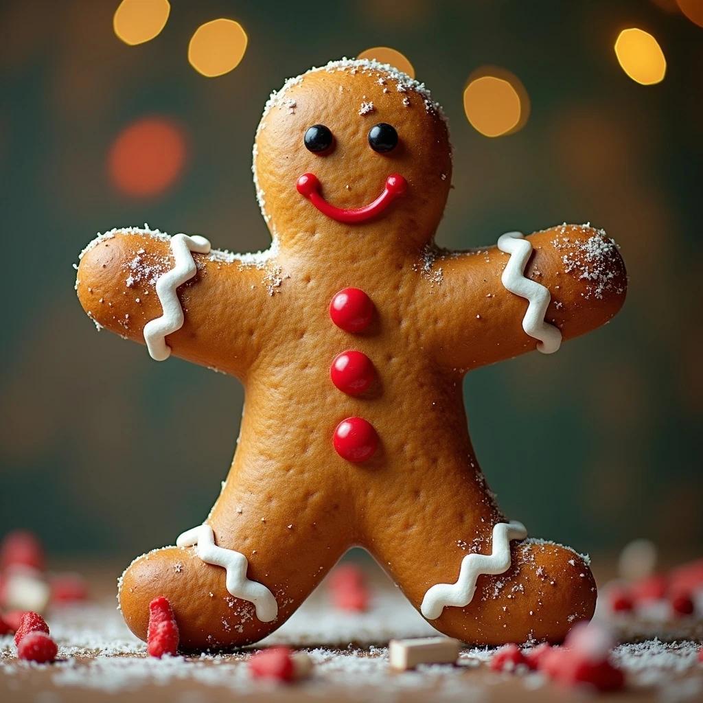 gingerbread man emoji