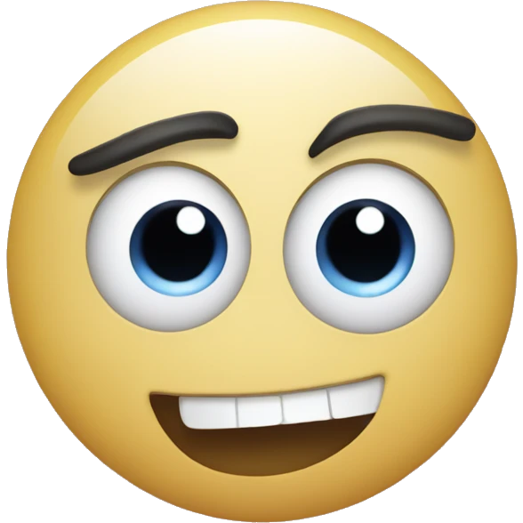 Rolling eyes with tongue sticking out emoji