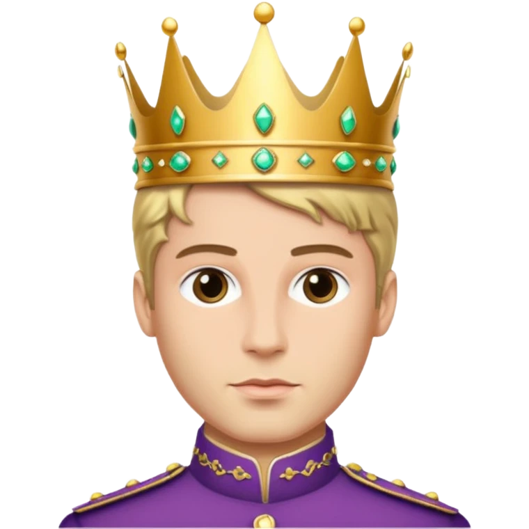 un principe con una corona de rolex emoji