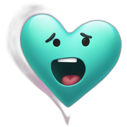 Love heart beating emoji